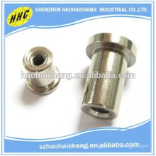 Custom high precision stainless steel threaded cylindrical hollow sleeve